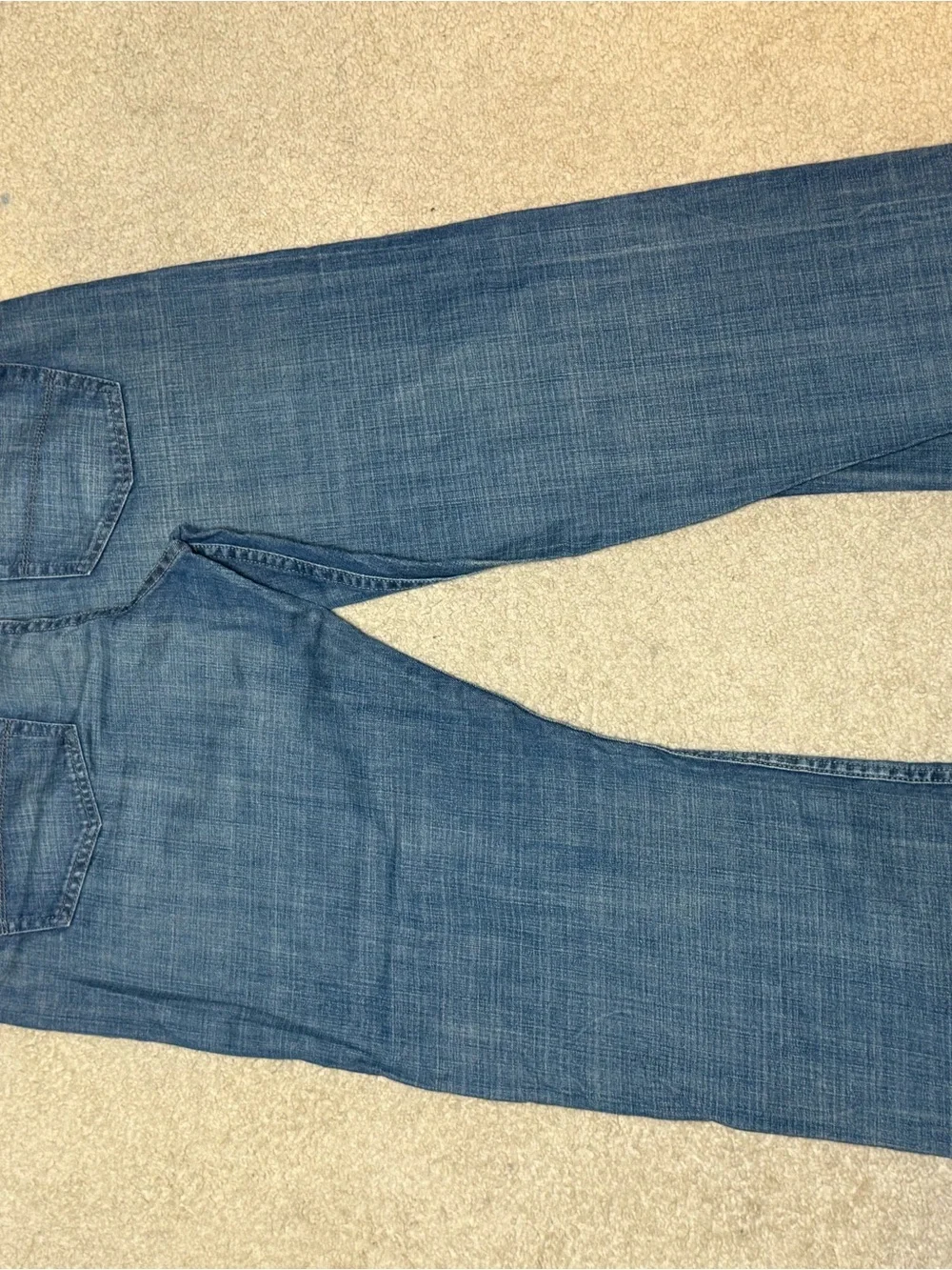 Wrangler Men’s Relaxed Fit Blue Denim Jeans